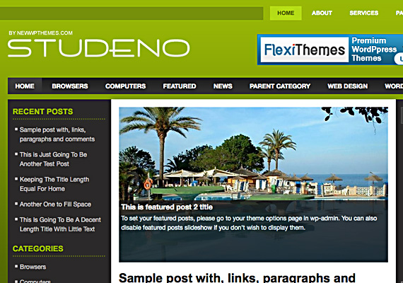 studeno 40+ Beautiful Wordpress 3.0 Ready Themes