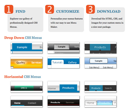 Cssmenugenerator in 40+ Useful Online Generators For Web Designers