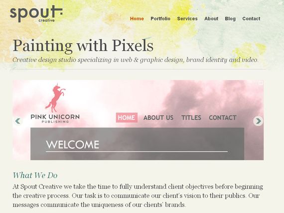 Websites With Watercolour Effect