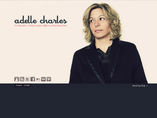 adellecharles 500x376 35 Examples of Pink Web Design 