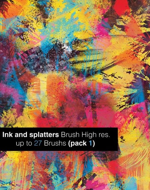 Splatter Photoshop Brushes