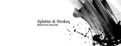 Splatter Photoshop Brushes