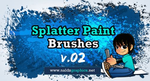 Splatter Photoshop Brushes