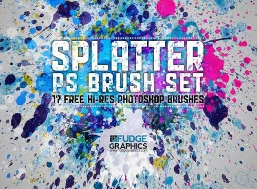 Splatter Photoshop Brushes