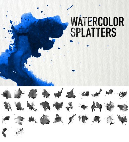 Splatter Photoshop Brushes