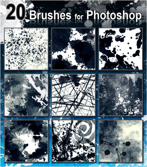 Splatter Photoshop Brushes