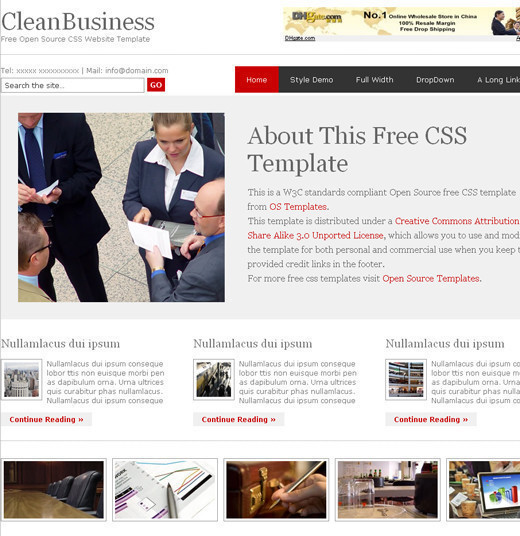 Csstemplates15 in 50 Free CSS/(X)HTML Templates