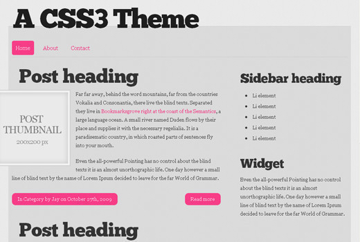 Csstemplates47 in 50 Free CSS/(X)HTML Templates