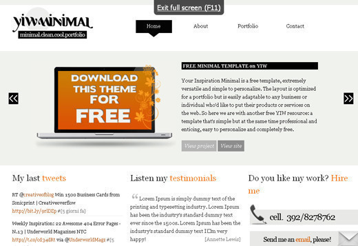 Csstemplates9 in 50 Free CSS/(X)HTML Templates