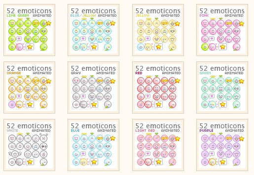 52 emoticons 40 Beautiful Emoticons and Smiley Icon Packs