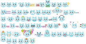 55 blue animated emoticons 40 Beautiful Emoticons and Smiley Icon Packs