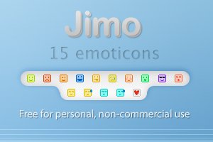 jimo 40 Beautiful Emoticons and Smiley Icon Packs