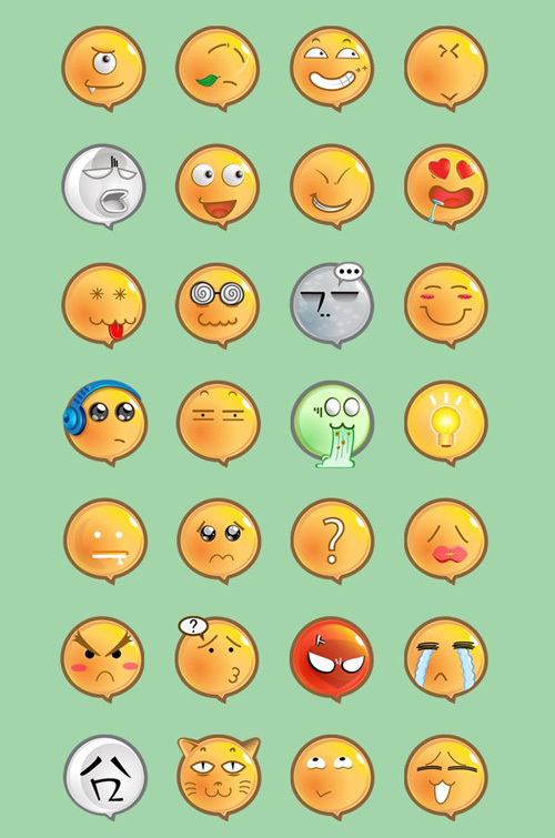 say emoticons 40 Beautiful Emoticons and Smiley Icon Packs