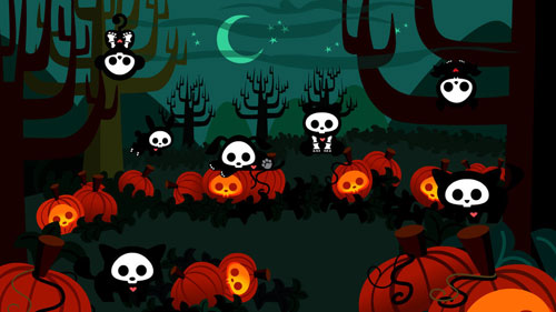 Happy Halloween From Skellys By Hyper Yet Bored in Halloween Special: 40 Spooky Wallpapers