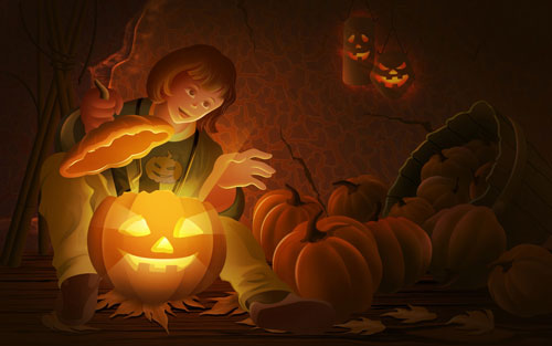 Pampu in Halloween Special: 40 Spooky Wallpapers