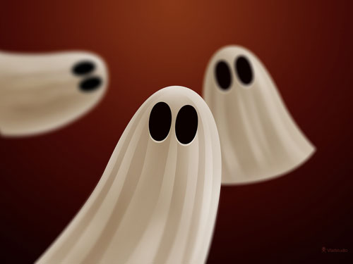 Vladstudio Ghosts 1600x1200 in Halloween Special: 40 Spooky Wallpapers