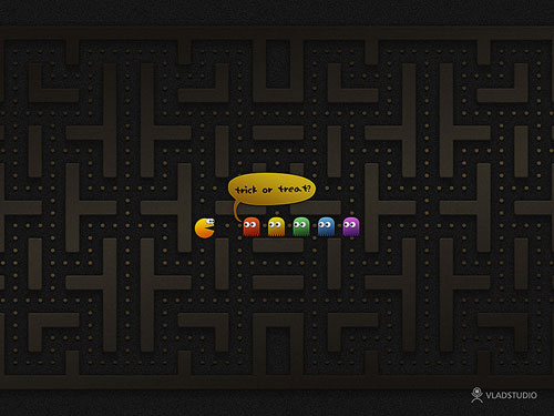 Vladstudio Pacmanhalloween 800x600 in Halloween Special: 40 Spooky Wallpapers