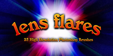 High Res More Lens Flares (25 Brushes)