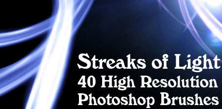 Streaks of Light (40 Brushes)