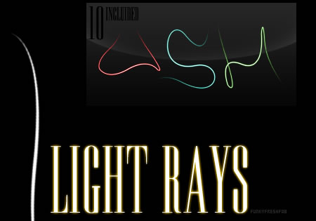 Light Rays (10 Brushes)