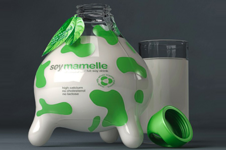 Creative Packaging Design - Soy Mamelle