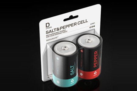 Creative Packaging Design - Salt and Pepper Cell