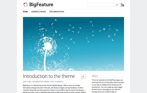 BigFeature WordPress Theme