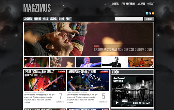 Magzimus Blog Magazine WordPress Theme