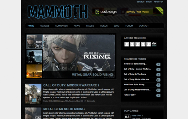 Mammoth WordPress Theme