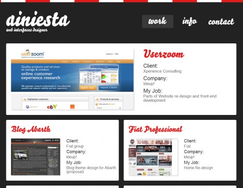 ainiesta 500x386 30 Beautifully Hand Crafted HTML5 Websites