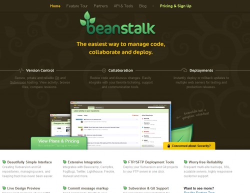 beanstalkapp 500x386 30 Beautifully Hand Crafted HTML5 Websites