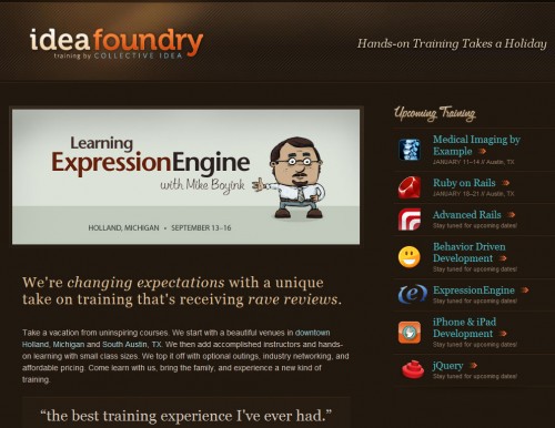 ideafoundry 500x386 30 Beautifully Hand Crafted HTML5 Websites