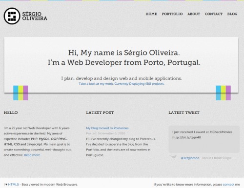 sergiooliveira 500x386 30 Beautifully Hand Crafted HTML5 Websites