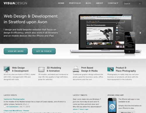 visuadesign 500x386 30 Beautifully Hand Crafted HTML5 Websites