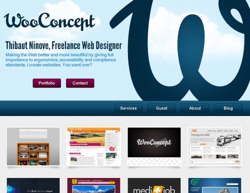 wooconcept 500x386 30 Beautifully Hand Crafted HTML5 Websites