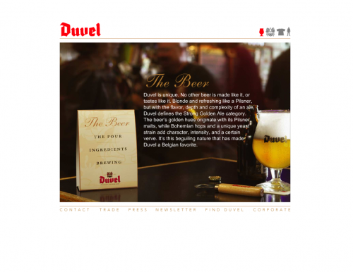 duvelusa 500x386 31 Creative Beer Based Websites