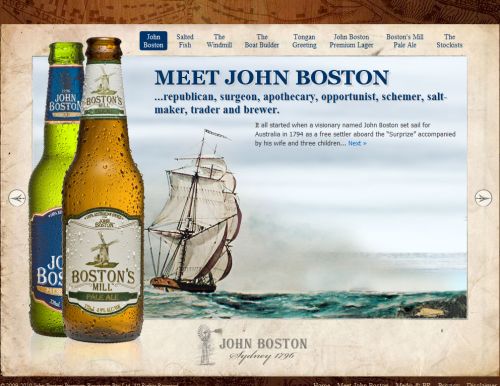 johnboston 500x386 31 Creative Beer Based Websites