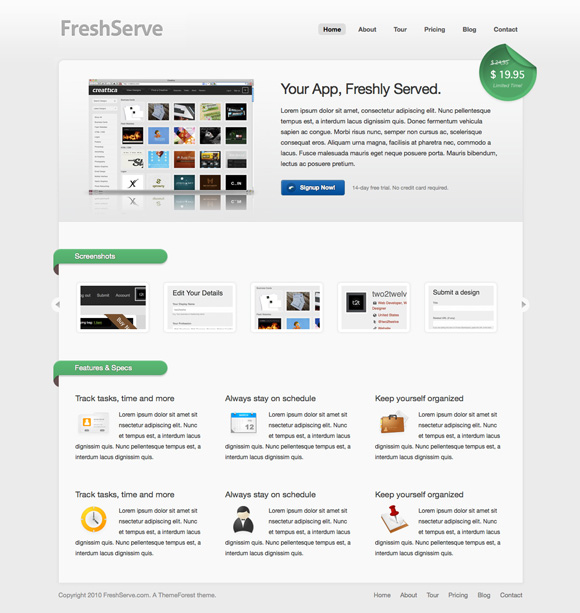 freshserve 35 Awesome Premium Wordpress Themes of November 2010