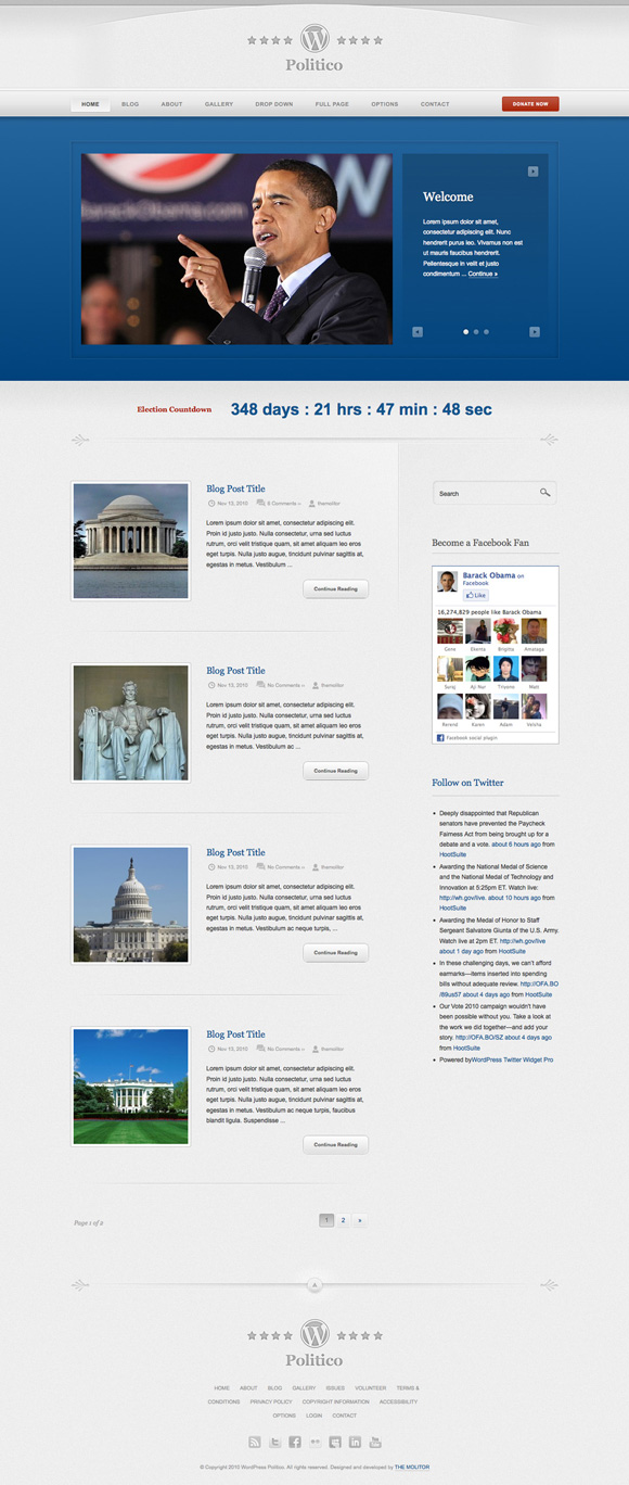 politico 35 Awesome Premium Wordpress Themes of November 2010