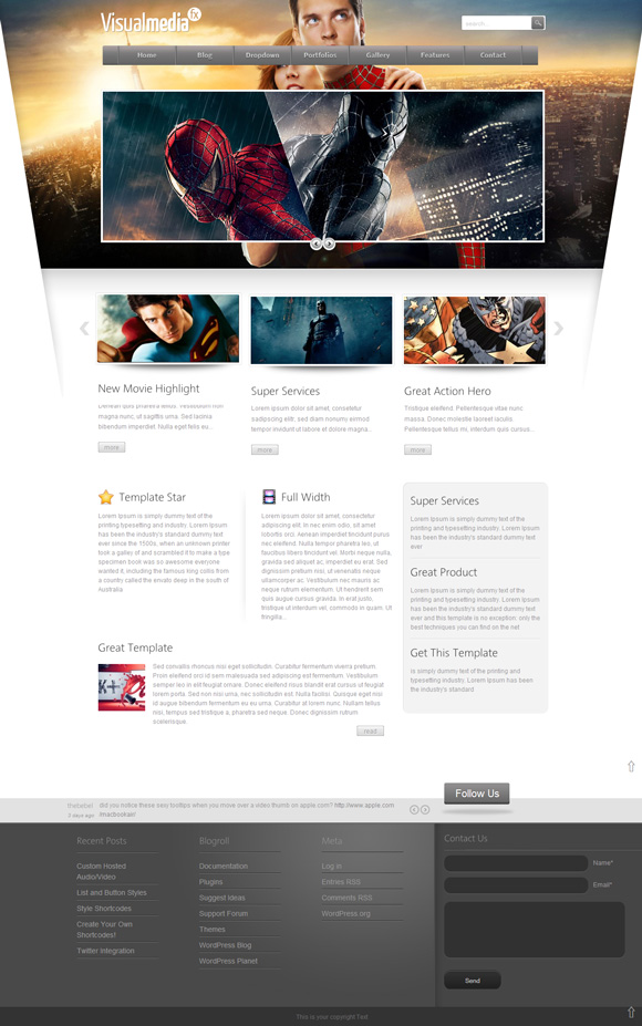 visual media 35 Awesome Premium Wordpress Themes of November 2010