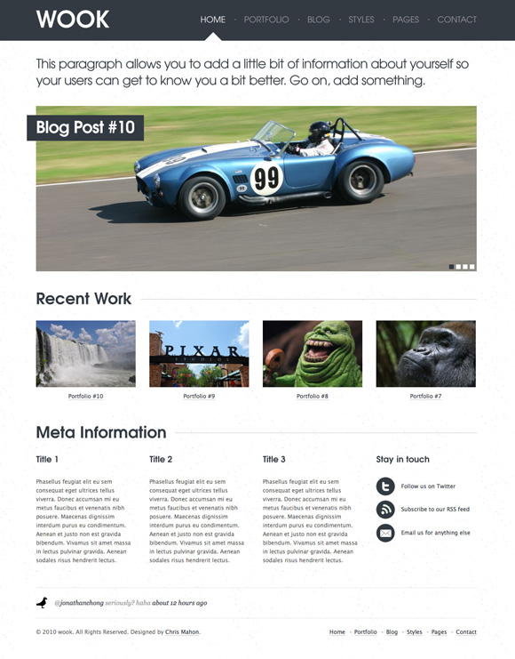 wook 35 Awesome Premium Wordpress Themes of November 2010