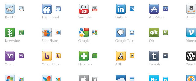 Vector Social Media Icons - Update