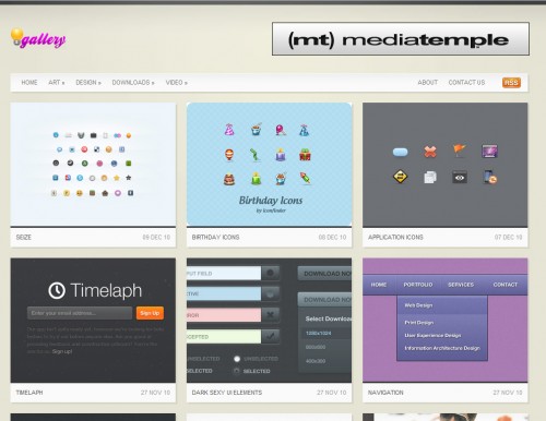 Inspiration Gallery 500x386 Top 35 CSS Galleries For Web Design Inspiration