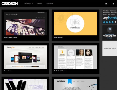 cssdsgn 500x386 Top 35 CSS Galleries For Web Design Inspiration