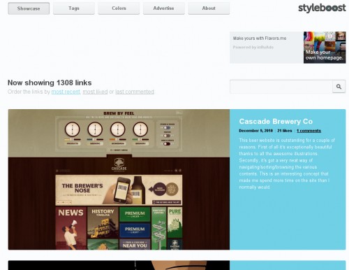 styleboost 500x386 Top 35 CSS Galleries For Web Design Inspiration