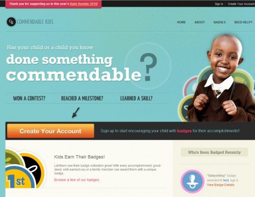 commendablekids 500x386 40 Quality Websites with Circular Logos