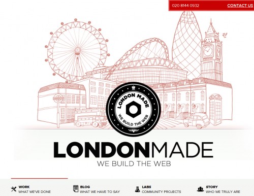 londonmade 500x386 40 Quality Websites with Circular Logos