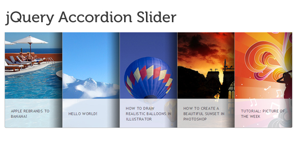 accordion 20 Amazing and Fully Functional jQuery Slider Plugins