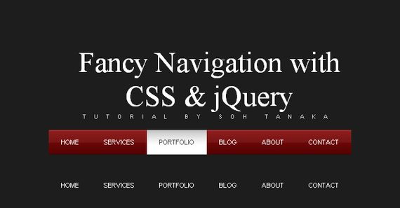 jQuery Menu Tutorials