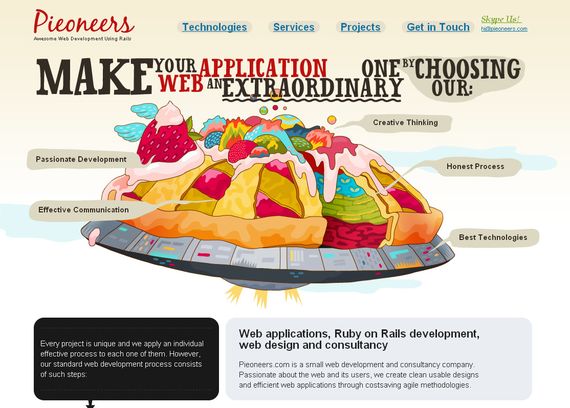 Bright And Colorful Website Design